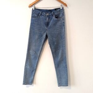 Ryujee Women's Skinny Jeans Size 31 Denim Blue Cotton